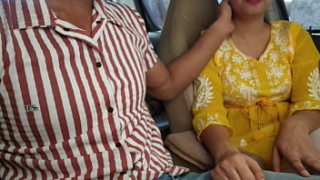 I Talked Her Into Flashing Her Tits In The Car Right Out In The Open, Risky And Wild