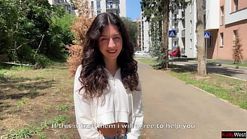 Horny Slut Katty West Demands A Stranger Blast Her Face And Parade His Load In Public