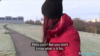Cash-strapped Jessica Red Spreads For A Quick Payday In The Backseat