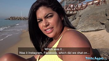 A Steamy Blind Date With A Busty Latina, Ready For A Raw Public Rendezvous.