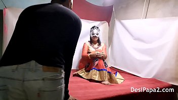 Sizzling Indian Bhabhi In Traditional Attire Gets Raunchy And Wild With Her Devar In A Risky, Hardcore Encounter.