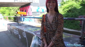 Sultry Little Slut With A Pretty Face And A Juicy Bubble Butt Gets Her Tight Wet Pussy Stuffed In Public