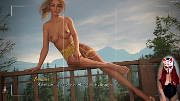 Sweaty Sun-kissed Blonde Grinds Her Bare Feet On A Hard Cock In The Wild