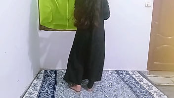 Sultry Desi Temptress Ferzana Bhabhi, Draped In Her Pious Abaya, Surrenders To Forbidden Lust In A Raw, Sinful Encounter.