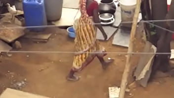 Desi Beauty Stands And Unleashes A Hot Golden Stream