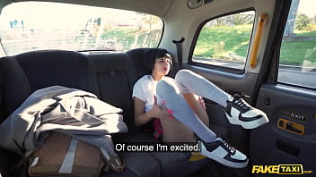 Naughty French Student Offers Steamy Payment To Taxi Driver For A Wild Free Ride
