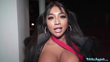 Seduced By His Raw Charisma: A Voluptuous Asian Vixen Yields To A Public Agent’s Unstoppable Rizz