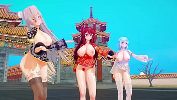 Sizzling Mmd V-tubers Ring In The New Year With Seductive Moves 【kkvmd】 (by 熊野ひろ)