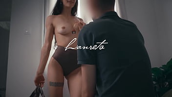Amateur Slut Lanreta Begs For A Deep Throat Creampie