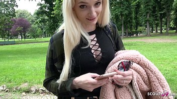 Slender German Teen Scout Gets Ravaged In Risky Public Pickup