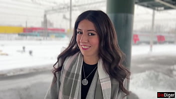 Seductive Stranger Seduced On The Subway: A Risky Public Audition