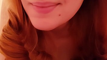 Sultry Redhead Whispers Sweet Nothings To Melt Your Stress Away In Bed