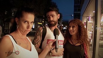 Sweaty Stranger Pounds A Fiery Redhead’s Massive Melons