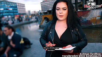 Fette Deutsche Bbw Schlampe Wird Beim Straßen Casting Hart Rangenommen