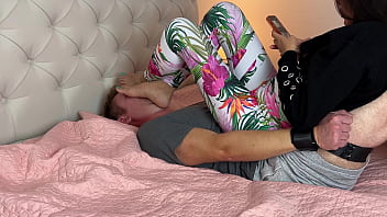 Trapped Beneath Her Asian Soles, A Desperate Foot Slave Begs For More.