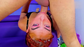 Gagging On A Thick Cock, Throat Fucked Raw And Deep