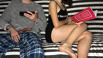 My Step Brother Guided My Hand To His Hard Cock, Then His Skilled Fingers Made Me Scream With Pleasure