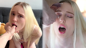 My Stepdaughter’s Panties Soak Through As I Pound Her Hard And Paint Her Face With My Load