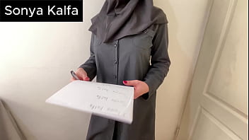 Submissive Hijab-wearing Secretary Ravished At Her Boss’s Mansion