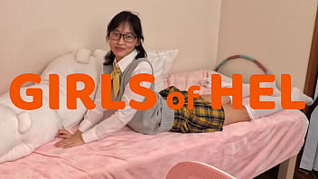 Insatiable Japanese Coed Craves A Hard Anal Pounding