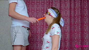 Sly Stepbrother Lures Sister With A Tasty Treat, Teasing Her Into A Naughty First-time Blowjob And Forbidden Sex!