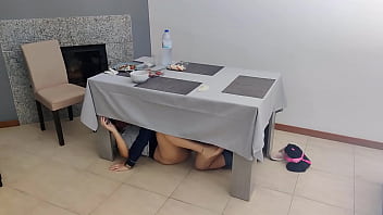 Saucy Server’s Sweet Slit Savors A Secret Table-side Creampie