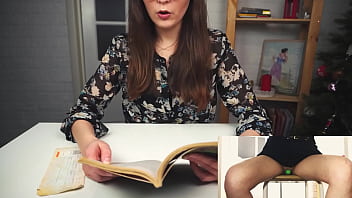 Aroused By The Pages, She Rides Her Toy To Climax, Desperate To Reach The Final Chapter.