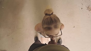 Dirty Slut Gobbles Down Stranger’s Cum In Risky Public Blowjob