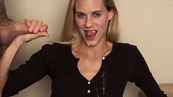 Mindy The Blonde Hotwife Begs For A Thick Load, Pleading With Filthy Talk Until She’s Drenched In A Massive Facial.