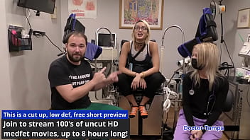 Sultry Sophomore Checkup: Dr. Tampa’s Hands-on Exam With Channy Crossfire