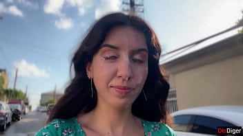 Triple Facial For The Town Slut – Strutting Through The Village Dripping With Cum
