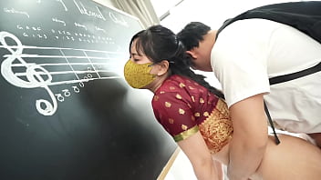 Prim And Proper Indian Teacher, Secretly Craving A Wild Lesson
