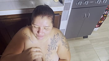 Sizzling Stepmother Seduces Her Stepson With A Kitchen Counter Quickie