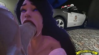 Oral Affair Under The Streetlights