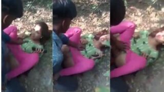 Desi Studs Pound A Cheap Slut Under The Open Indian Sky