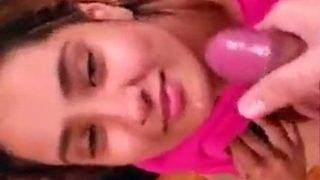 Sultry Indian Goddess Moans In Ecstasy, Cum Dripping Down Her Face