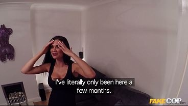 Badge Bends Cam Girl Over The Christmas Tree – Imposter In Uniform