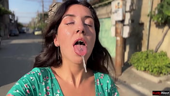 Triple-dicked And Drenched: A Country Slut’s Public Cumwalk