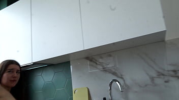 Savoring Her Snug Kitchen Creampie