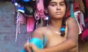 Peeling Off Her Salwar Kameez, The Rustic Temptress Bares All