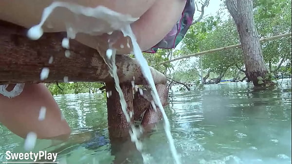 Forced To Gush My Creamy Load From A Public Anal Enema