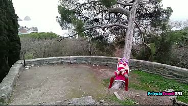Plump Russian Cosplayer Gets Railed In The Open Air, Moaning Through A Slow, Dripping Climax