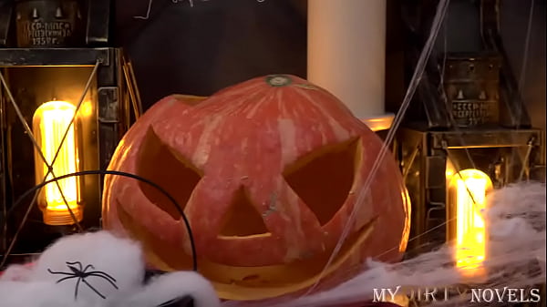 Costume Party Climax: A Halloween Threesome With A Fiery Redhead