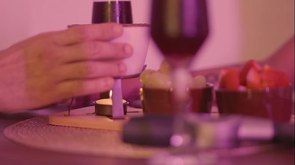 Savoring Dessert In The Bedroom After A Candlelit Feast
