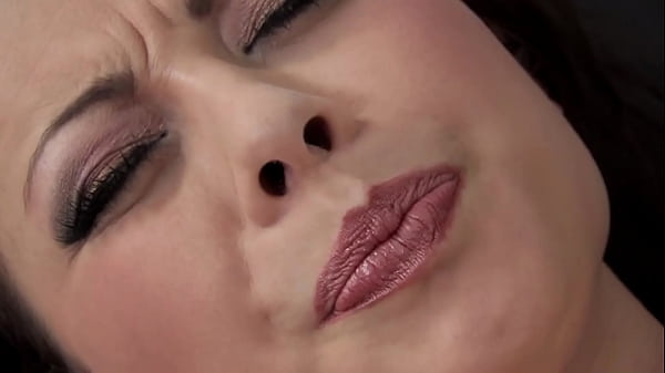 Sultry Ebony-haired Vixen Pleasures Herself In Sheer Black Stockings