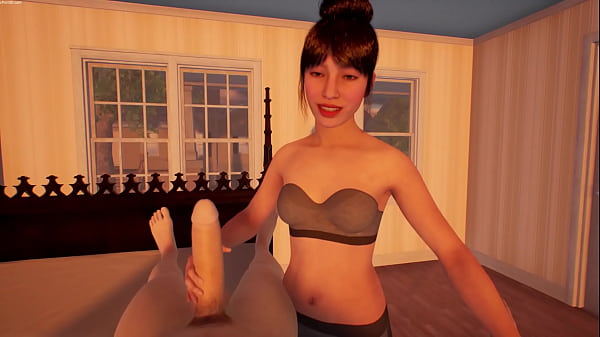 Virtual Reality Asian Teen Handjob Experience