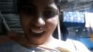 Country Cutie Flashing Her Tits On Cam