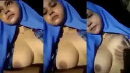 Gadis Berjilbab Dengan Payudara Montok Dan Mulus Menggoda