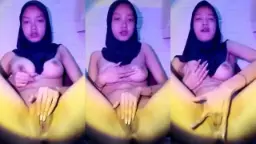 Pemilik Jilbab Biru Yang Bikin Geger Dan Bikin Napsu Bergolak