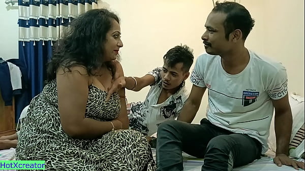 Desi Slutty Girlfriend Shared For A Wild Threesome Fuck